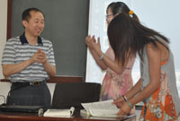 张老师为学员答疑